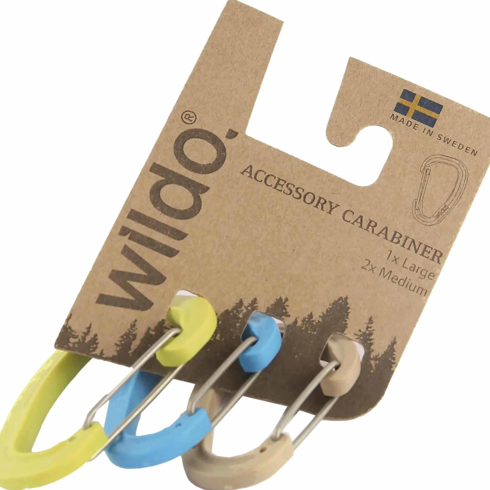 carabiner set, 2m+1l<WILDO Clearance