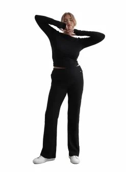 ease ribbed long sleeve top<AIM´N Hot