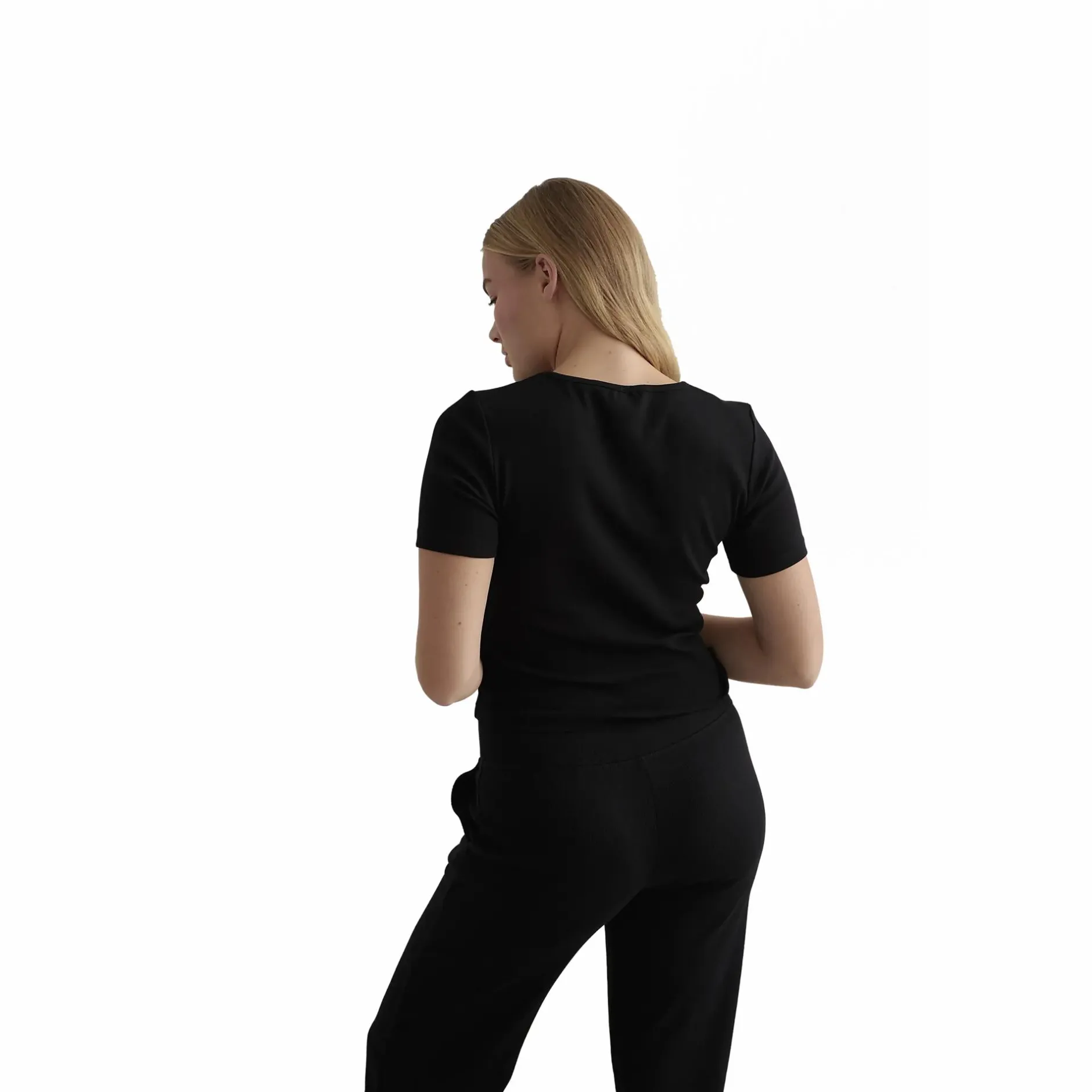 ease ribbed short sleeve<AIM´N Outlet