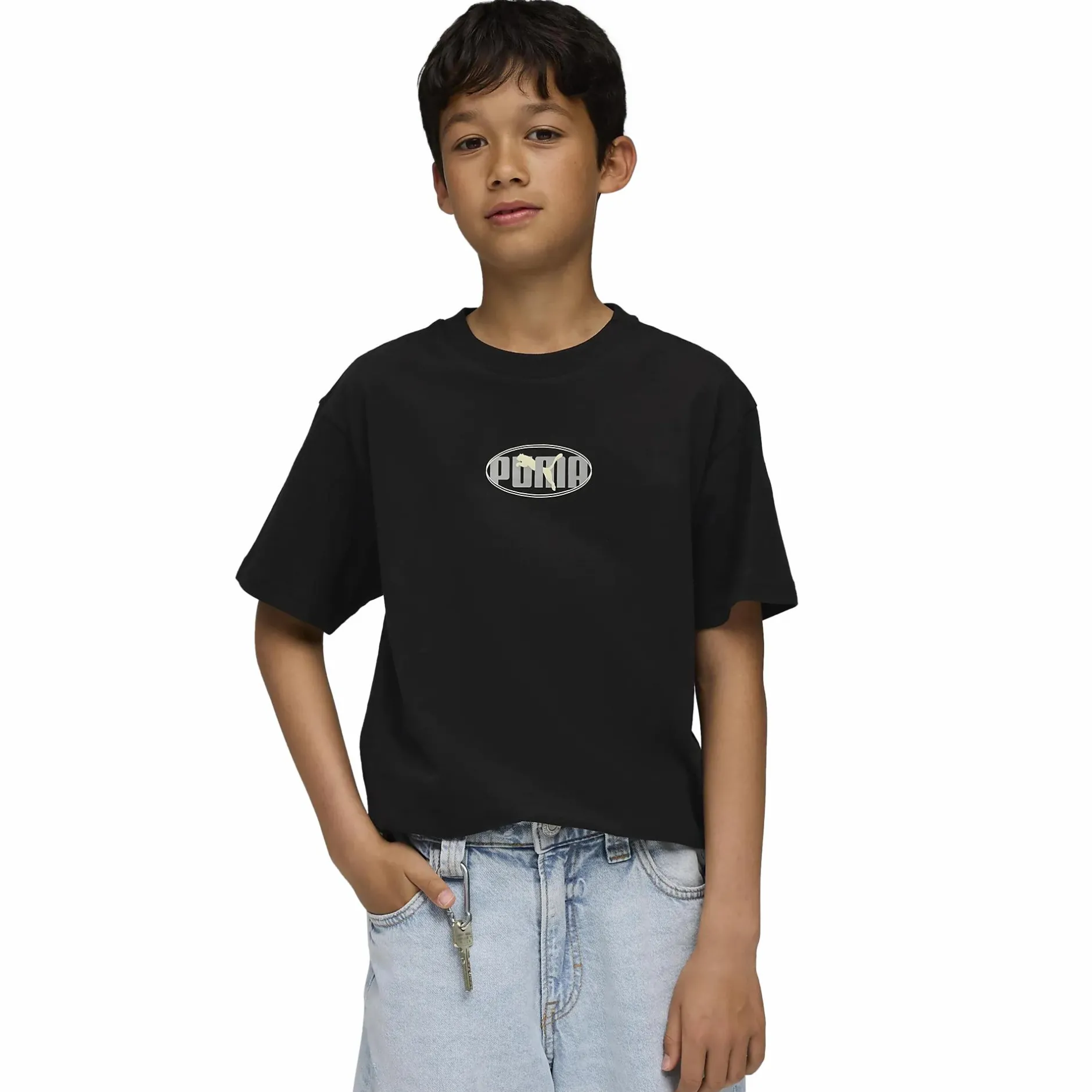 ess logo lab relax tee jr<PUMA Sale