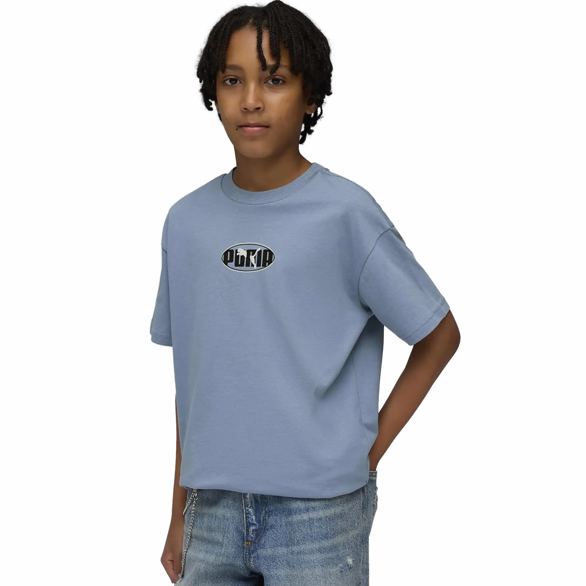 ess logo lab relax tee jr<PUMA Best