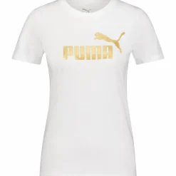 ess metallic tee logo w<PUMA Sale