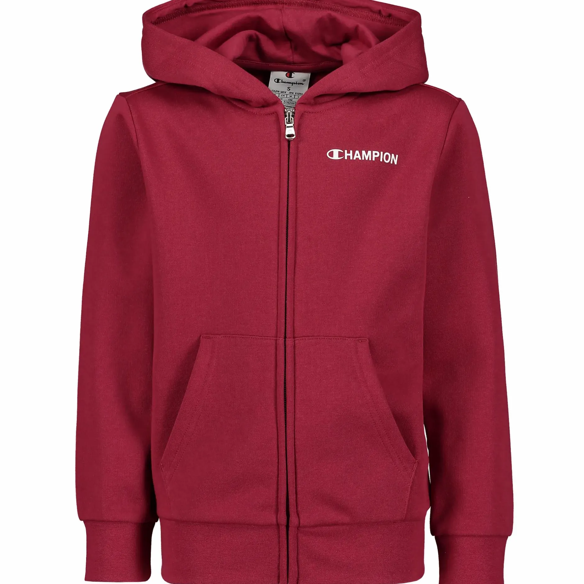 hooded full zip sweatshirt jr<CHAMPION