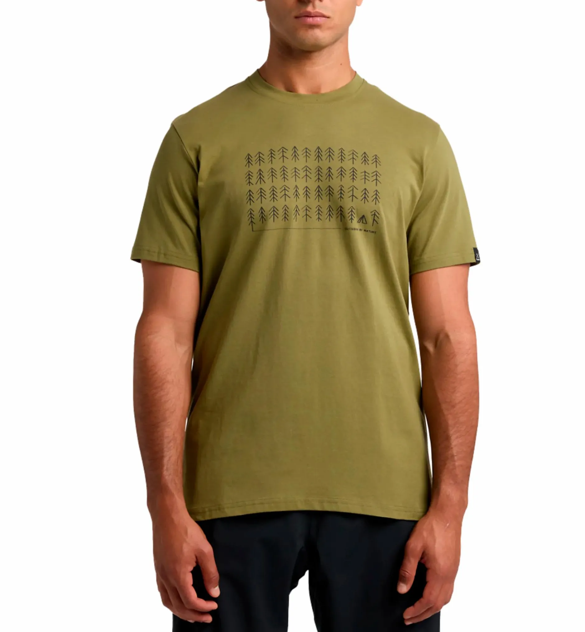 outsider by nature print tee men<HAGLÖFS Discount