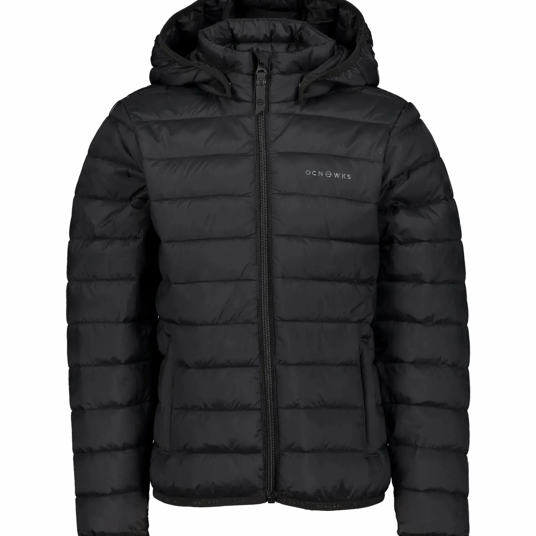 padded hood jacket jr<OCEAN WORKS Best