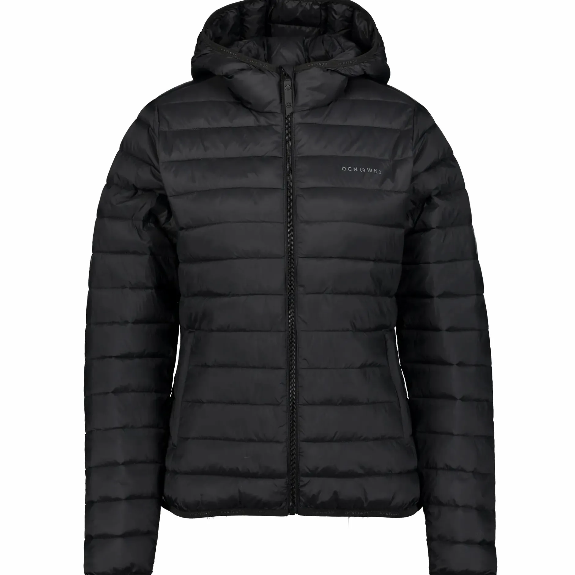 padded hood jacket w<OCEAN WORKS