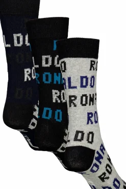 ronaldo socks 3p jr<CR7 Hot