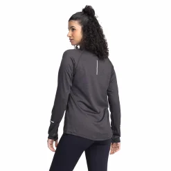 run half zip, pitkähihainen treenipaita, naisten<RONHILL Hot