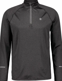 run half zip, pitkähihainen treenipaita, miesten<RONHILL New