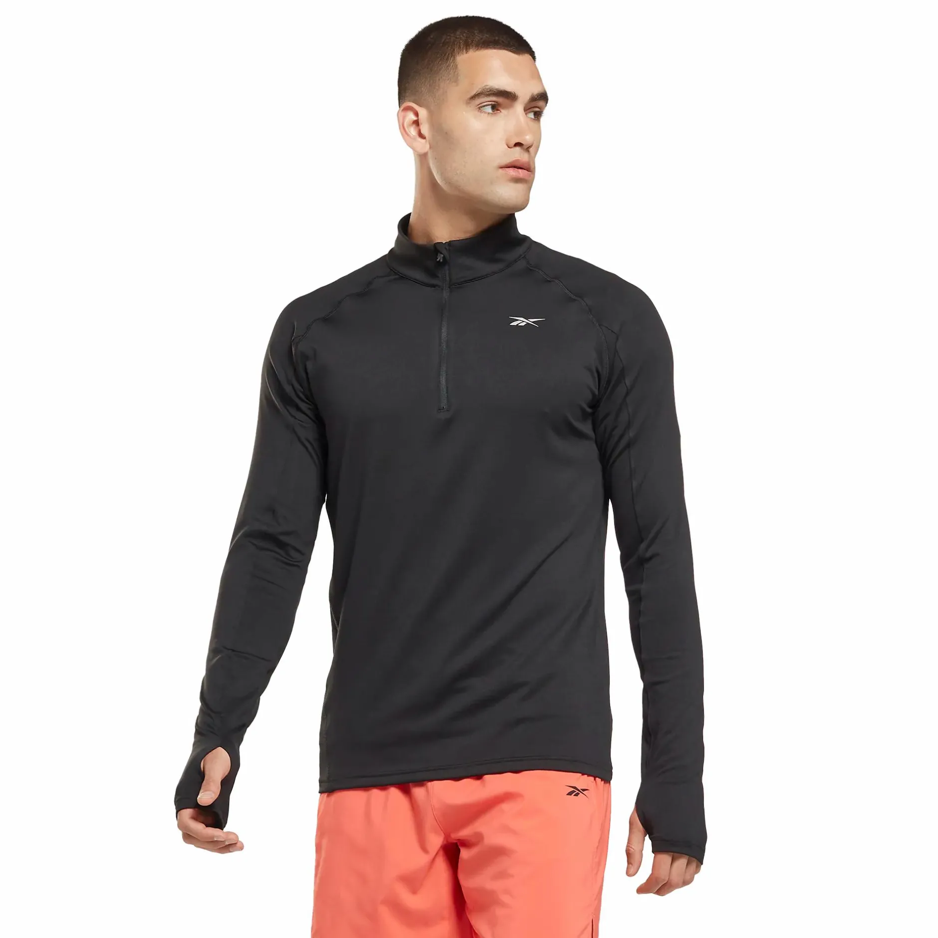 running quarter zip m<REEBOK Discount